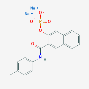 molecular formula C19H16NNa2O5P B3175955 Naphthol AS-MX phosphate disodium salt 