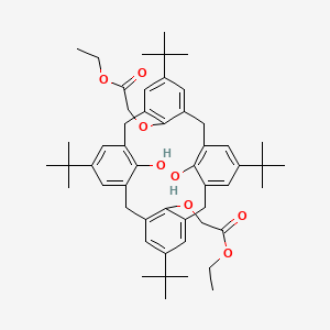 molecular formula C52H68O8 B3176122 O(1),O(3)-Bis(ethoxycarbonylmethyl)-p-tert-butylcalix[4]arene CAS No. 97600-49-2
