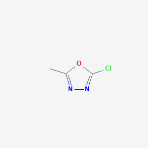 molecular formula C3H3ClN2O B3176218 2-Chloro-5-methyl-1,3,4-oxadiazole CAS No. 98321-75-6