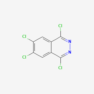 molecular formula C8H2Cl4N2 B3176230 1,4,6,7-Tetrachlorophthalazine CAS No. 98436-35-2