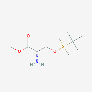 molecular formula C10H23NO3Si B3176271 O-(tert-Butyldimethylsilyl)-L-serine Methyl Ester CAS No. 98642-61-6