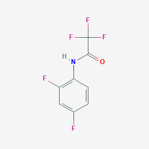 molecular formula C8H4F5NO B3176278 N-(2,4-difluorophenyl)-2,2,2-trifluoroacetamide CAS No. 98651-71-9