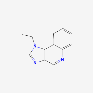 molecular formula C12H11N3 B3176333 1-ethyl-1H-imidazo[4,5-c]quinoline CAS No. 99010-30-7