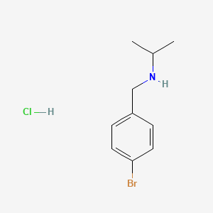 [(4-Bromophenyl)methyl](propan-2-yl)amine hydrochloride