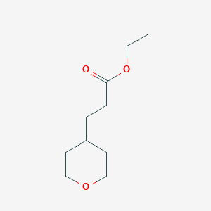 Ethyl 3-tetrahydro-2H-pyran-4-ylpropanoate