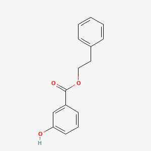 molecular formula C15H14O3 B3176419 Phenethyl 3-hydroxybenzoate CAS No. 99287-97-5