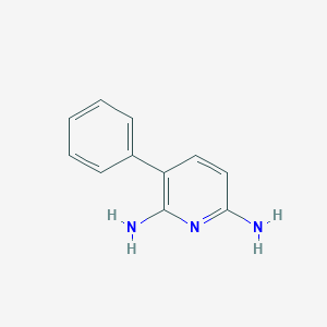 molecular formula C11H11N3 B3176554 2,6-Diamino-3-phenylpyridine CAS No. 99843-94-4