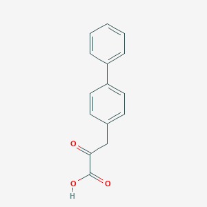 molecular formula C15H12O3 B031767 2-氧代-3-(4-苯基苯基)丙酸 CAS No. 91853-46-2
