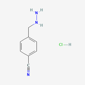 4-(Hydrazinylmethyl)benzonitrile hydrochloride