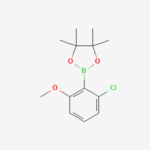 2-(2-Chloro-6-methoxyphenyl)-4,4,5,5-tetramethyl-1,3,2-dioxaborolane