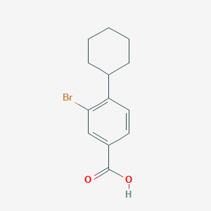 3-Bromo-4-cyclohexylbenzoic acid
