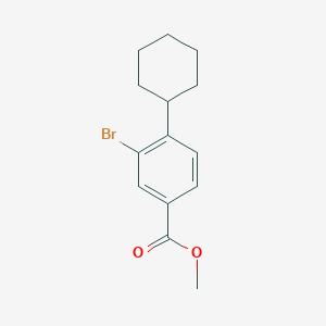 Methyl 3-bromo-4-cyclohexylbenzoate