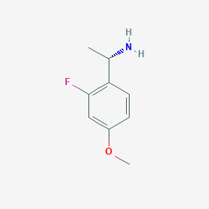 molecular formula C9H12FNO B3176790 (S)-1-(2-Fluoro-4-methoxyphenyl)ethan-1-amine CAS No. 1149804-63-6