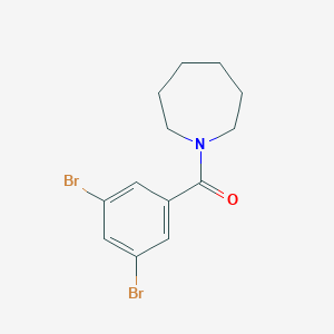 molecular formula C13H15Br2NO B317683 1-(3,5-Dibromobenzoyl)azepane 