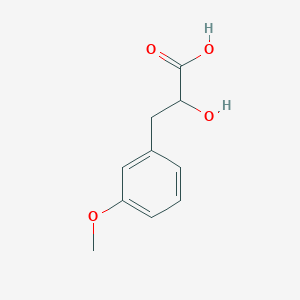 molecular formula C10H12O4 B3176856 2-Hydroxy-3-(3-methoxyphenyl)propanoic acid CAS No. 1181574-73-1