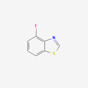 molecular formula C7H4FNS B3177024 4-Fluorobenzo[d]thiazole CAS No. 1247348-92-0