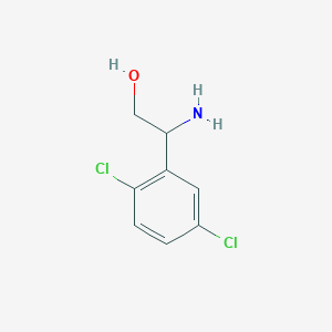 molecular formula C8H9Cl2NO B3177092 2-Amino-2-(2,5-dichlorophenyl)ethan-1-ol CAS No. 1270510-39-8