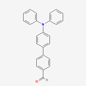 molecular formula C25H19NO B3177140 4'-(Diphenylamino)-[1,1'-biphenyl]-4-carbaldehyde CAS No. 133878-93-0