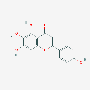 molecular formula C16H14O6 B031772 5,7,4'-Trihydroxy-6-methoxyflavanone CAS No. 94942-49-1