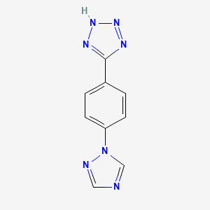 5-(4-(1H-1,2,4-Triazol-1-yl)phenyl)-2H-tetrazole