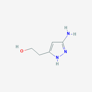 2-(3-amino-1H-pyrazol-5-yl)ethanol