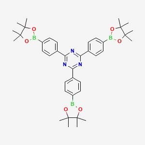 2,4,6-Tris(4-(4,4,5,5-tetramethyl-1,3,2-dioxaborolan-2-yl)phenyl)-1,3,5-triazine