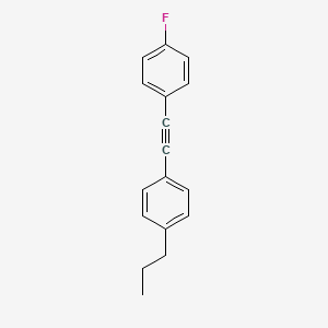 1-Fluoro-4-((4-propylphenyl)ethynyl)benzene