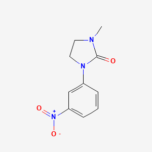 molecular formula C10H11N3O3 B3177353 1-Methyl-3-(3-nitrophenyl)imidazolidin-2-one CAS No. 1522718-34-8