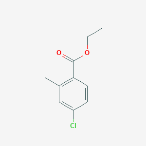 molecular formula C10H11ClO2 B3177359 Ethyl 4-chloro-2-methylbenzoate CAS No. 15393-58-5