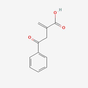 molecular formula C11H10O3 B3177383 2-methylene-4-oxo-4-phenylbutanoic acid CAS No. 15732-75-9