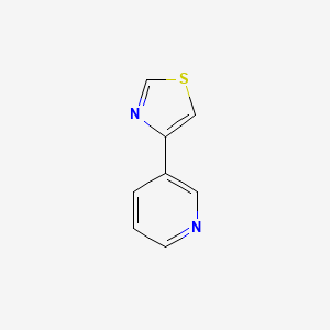molecular formula C8H6N2S B3177428 4-(Pyridin-3-yl)thiazole CAS No. 162704-76-9
