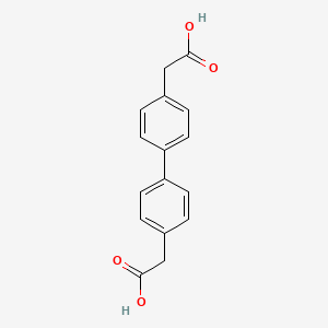 molecular formula C16H14O4 B3177613 Biphenyl-4,4'-diacetic acid CAS No. 19806-14-5