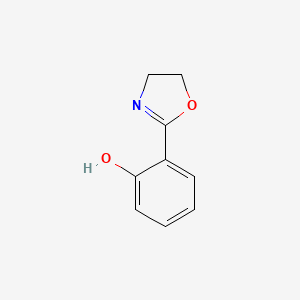 molecular formula C9H9NO2 B3177658 2-(4,5-Dihydrooxazol-2-yl)phenol CAS No. 20237-92-7