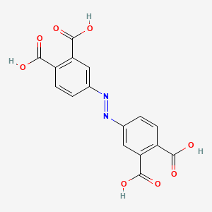 molecular formula C16H10N2O8 B3177748 4,4-(1,2-Diazenediyl)bis[1,2-benzenedicarboxylic acid] CAS No. 21278-45-5