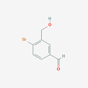 4-Bromo-3-(hydroxymethyl)benzaldehyde