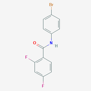 molecular formula C13H8BrF2NO B317807 N-(4-bromophenyl)-2,4-difluorobenzamide 