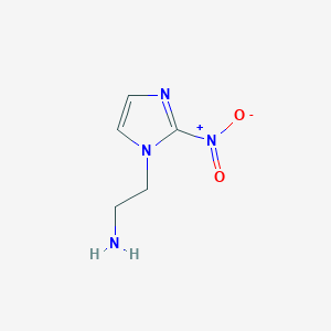 molecular formula C5H8N4O2 B3178082 2-(2-Nitro-1H-imidazol-1-yl)ethanamine CAS No. 36717-77-8