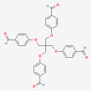 4-{2,2-Bis[(4-formylphenoxy)methyl]-3-(4-formylphenoxy)propoxy}benzaldehyde