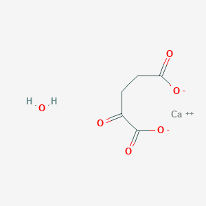 molecular formula C5H6CaO6 B3178151 Calcium alpha-ketoglutarate Monohydrate CAS No. 402726-78-7