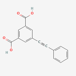 molecular formula C16H10O4 B3178200 5-(Phenylethynyl)isophthalic acid CAS No. 432025-99-5