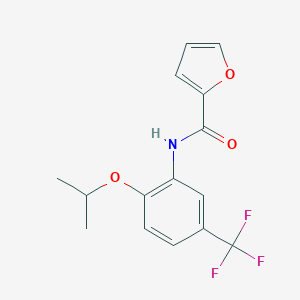 molecular formula C15H14F3NO3 B317823 N-[2-isopropoxy-5-(trifluoromethyl)phenyl]-2-furamide 