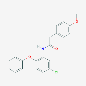 molecular formula C21H18ClNO3 B317825 N-(5-chloro-2-phenoxyphenyl)-2-(4-methoxyphenyl)acetamide 