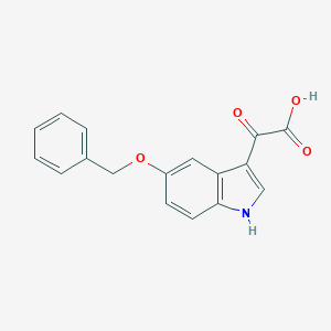 molecular formula C17H13NO4 B031784 5-Benzyloxyindole 3-Glyoxylic Acid CAS No. 101601-00-7