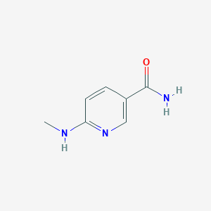 molecular formula C7H9N3O B3178437 6-(Methylamino)nicotinamide CAS No. 56501-11-2