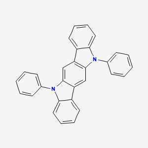 molecular formula C30H20N2 B3178459 5,11-Diphenylindolo[3,2-b]carbazole CAS No. 58328-30-6
