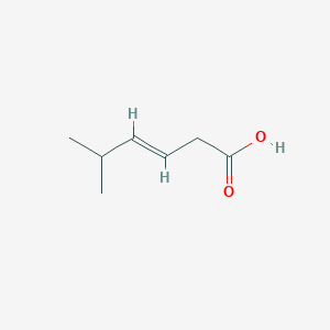 molecular formula C7H12O2 B3178493 (E)-5-methylhex-3-enoic acid CAS No. 59320-76-2