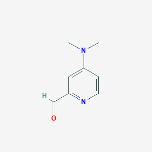 molecular formula C8H10N2O B3178498 4-(Dimethylamino)picolinaldehyde CAS No. 59886-58-7