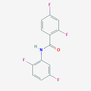 molecular formula C13H7F4NO B317852 N-(2,5-difluorophenyl)-2,4-difluorobenzamide 