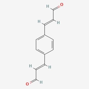 molecular formula C12H10O2 B3178544 (2E,2'E)-3,3'-(1,4-Phenylene)bis[2-propenal] CAS No. 63405-68-5