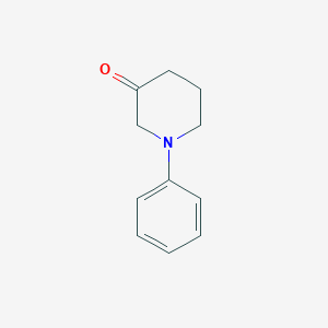 molecular formula C11H13NO B031786 1-Phenylpiperidin-3-one CAS No. 148494-90-0